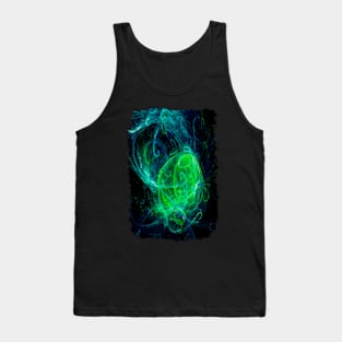 Alien Green Blue Tank Top